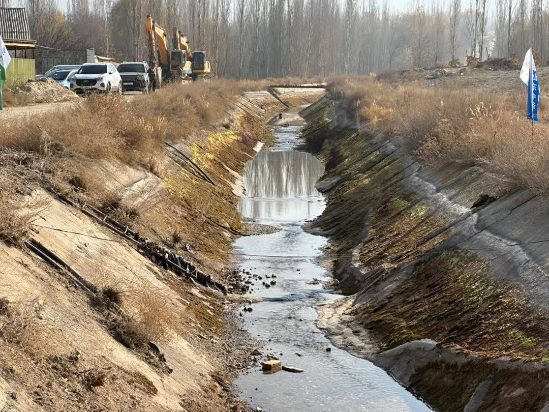 Кадамжайда Нургазиев каналы реконструкцияланат